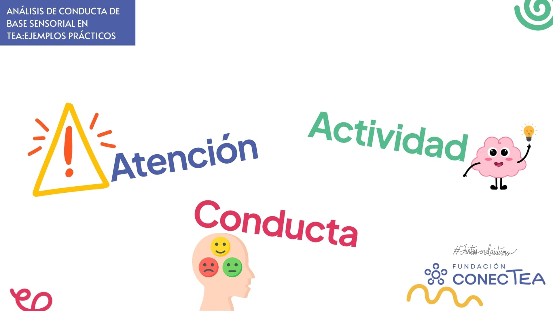 Análisis de conducta de base sensorial en TEA Ejemplos prácticos - atención, actividad y conducta