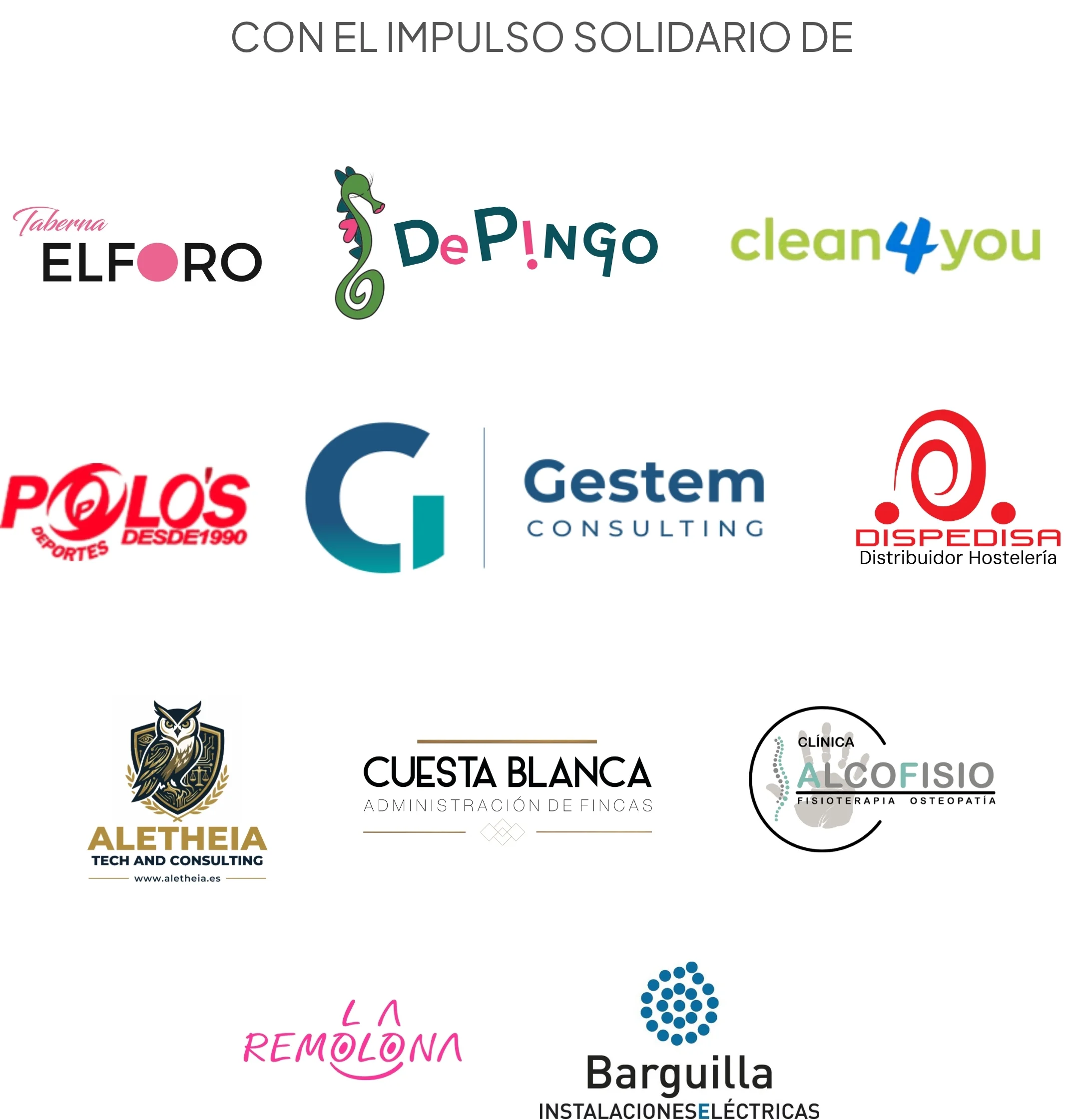 Colaboradores VI Caminata por el Autismo