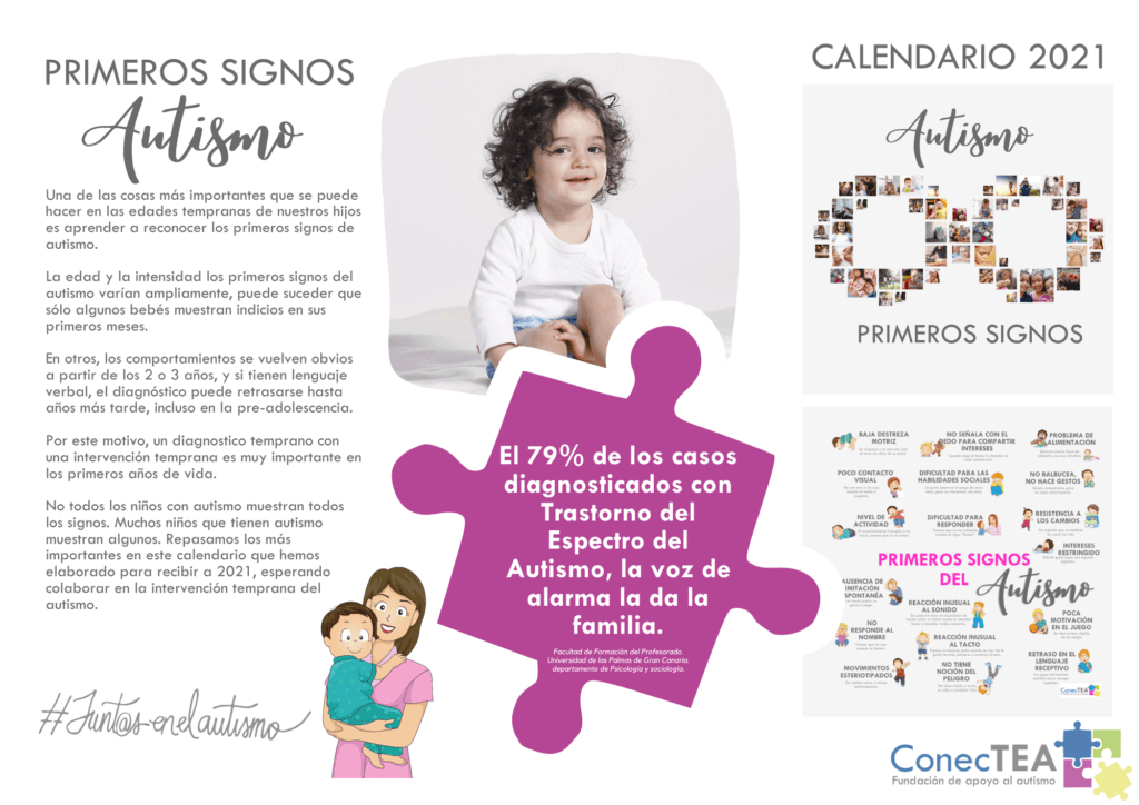 Fundación ConecTEA lanza un calendario con los primeros signos del autismo - Embedded Image 1