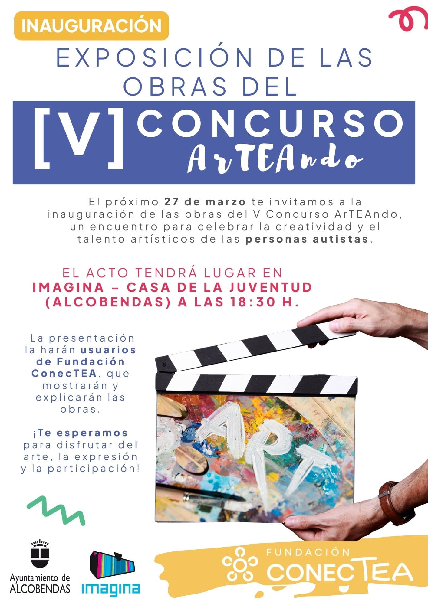 Cartel de Exposición V ArTEAndo_Inauguración