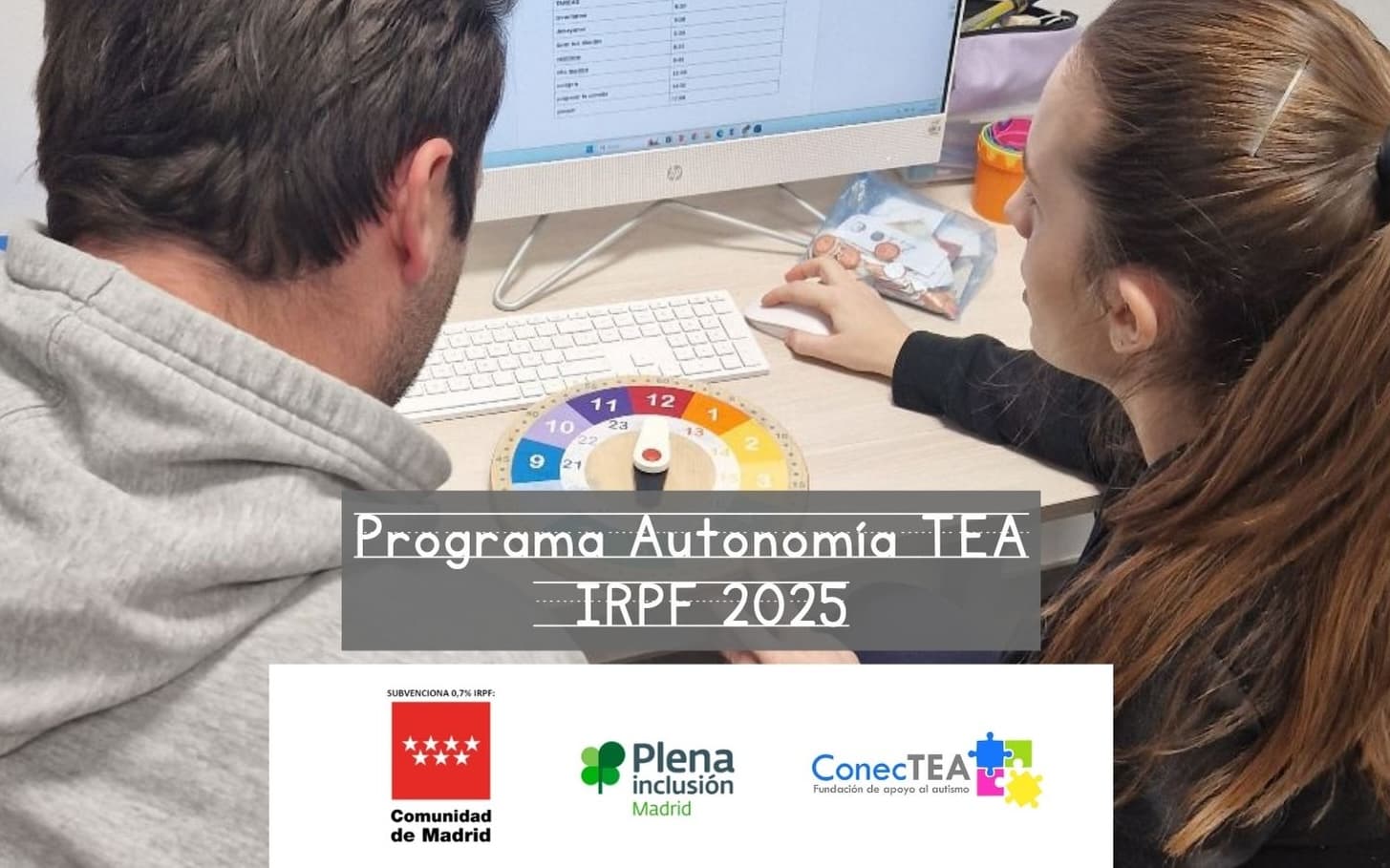 Fundación ConecTEA potencia la autonomía de las personas con TEA con el apoyo de la Consejería de Familia, Juventud y Asuntos Sociales y Plena Inclusión Madrid - Hero Image