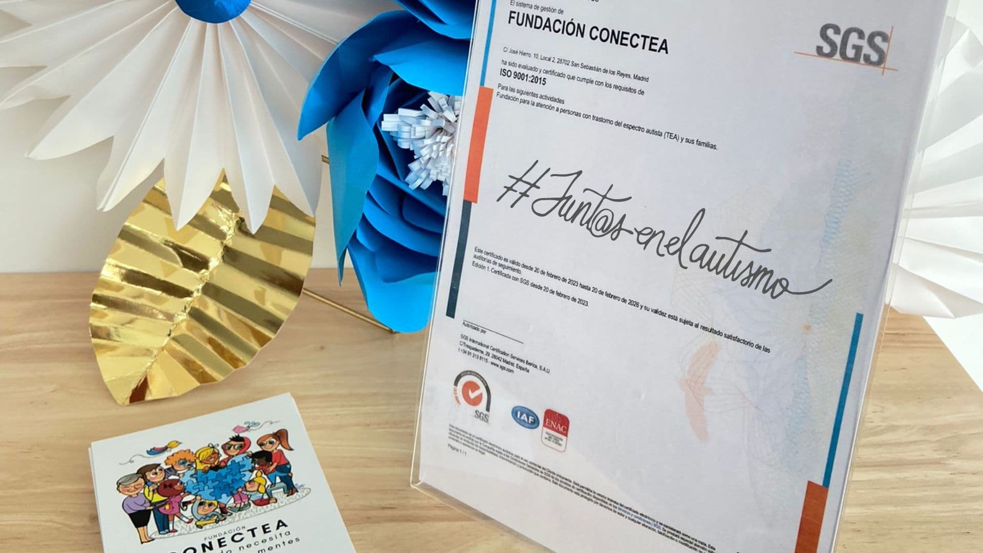 Fundación ConecTEA consigue la certificación ISO-9001 - Hero Image