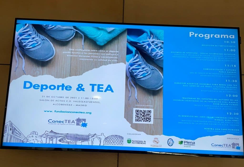 Más de 100 personas nos acompañan en la Jornada Deporte y TEA de Fundación ConecTEA - Embedded Image 1