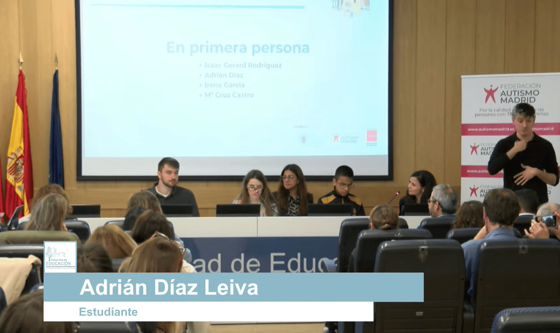 Intervención Adrián Díaz Jornada Educación y TEA