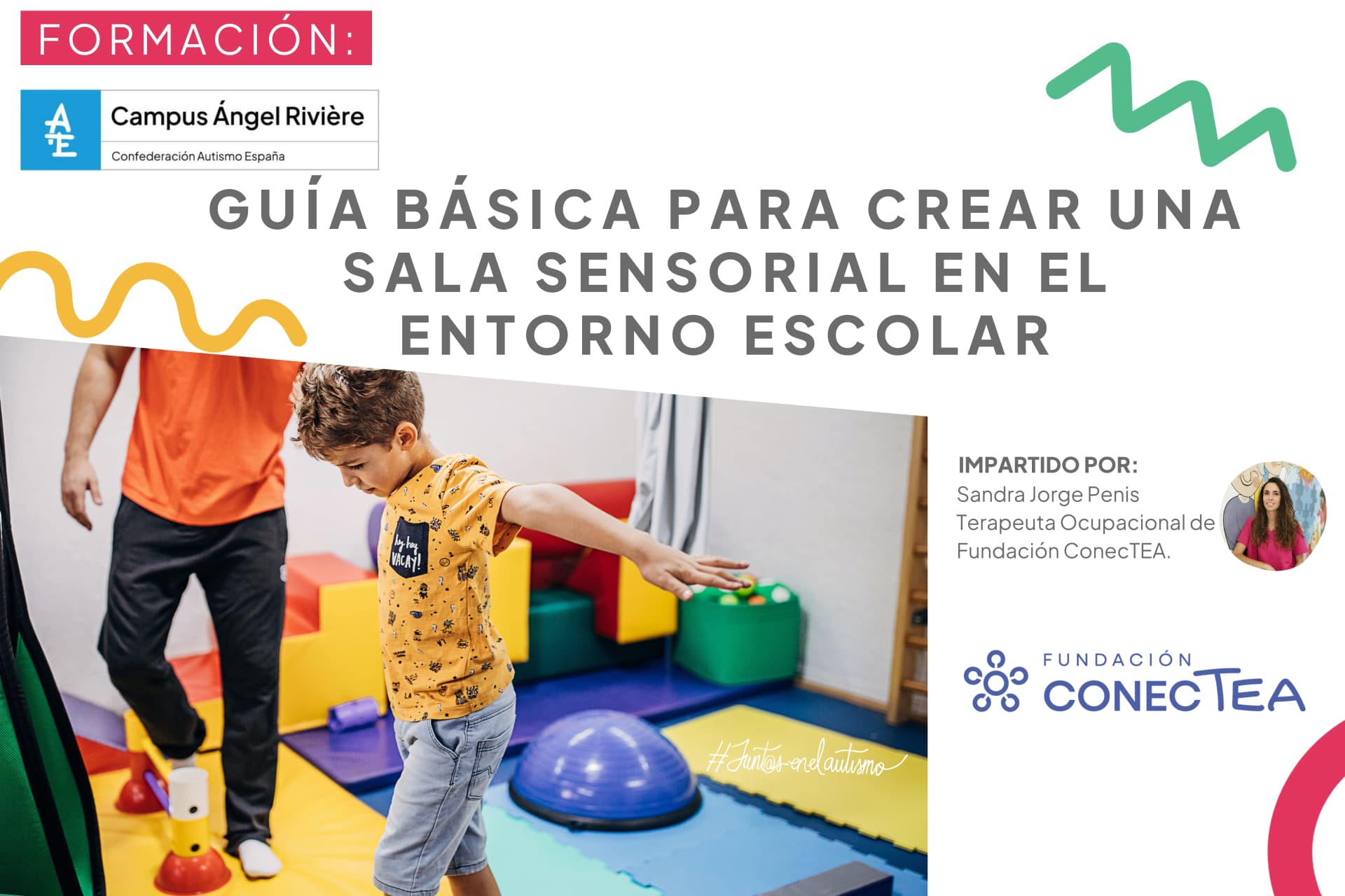 Formación Guía básica para crear una sala sensorial en entorno escolar