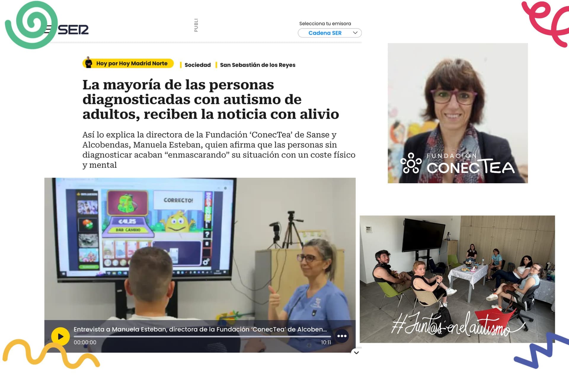 Entrevista Ser Madrid Norte Manuela Esteban Diagnóstico Tardío