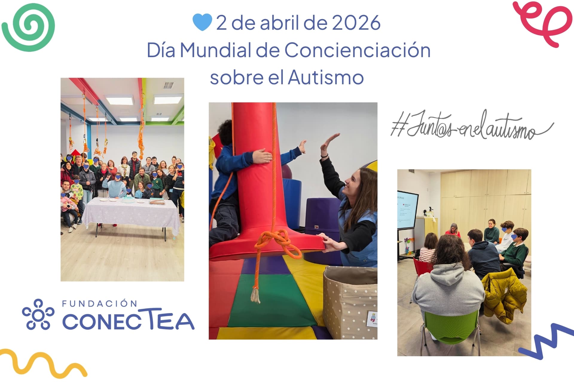 Día Mundial Autismo 2026 Corazones