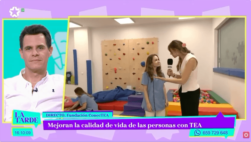 Conexión en directo con La Tarde de Telemadrid