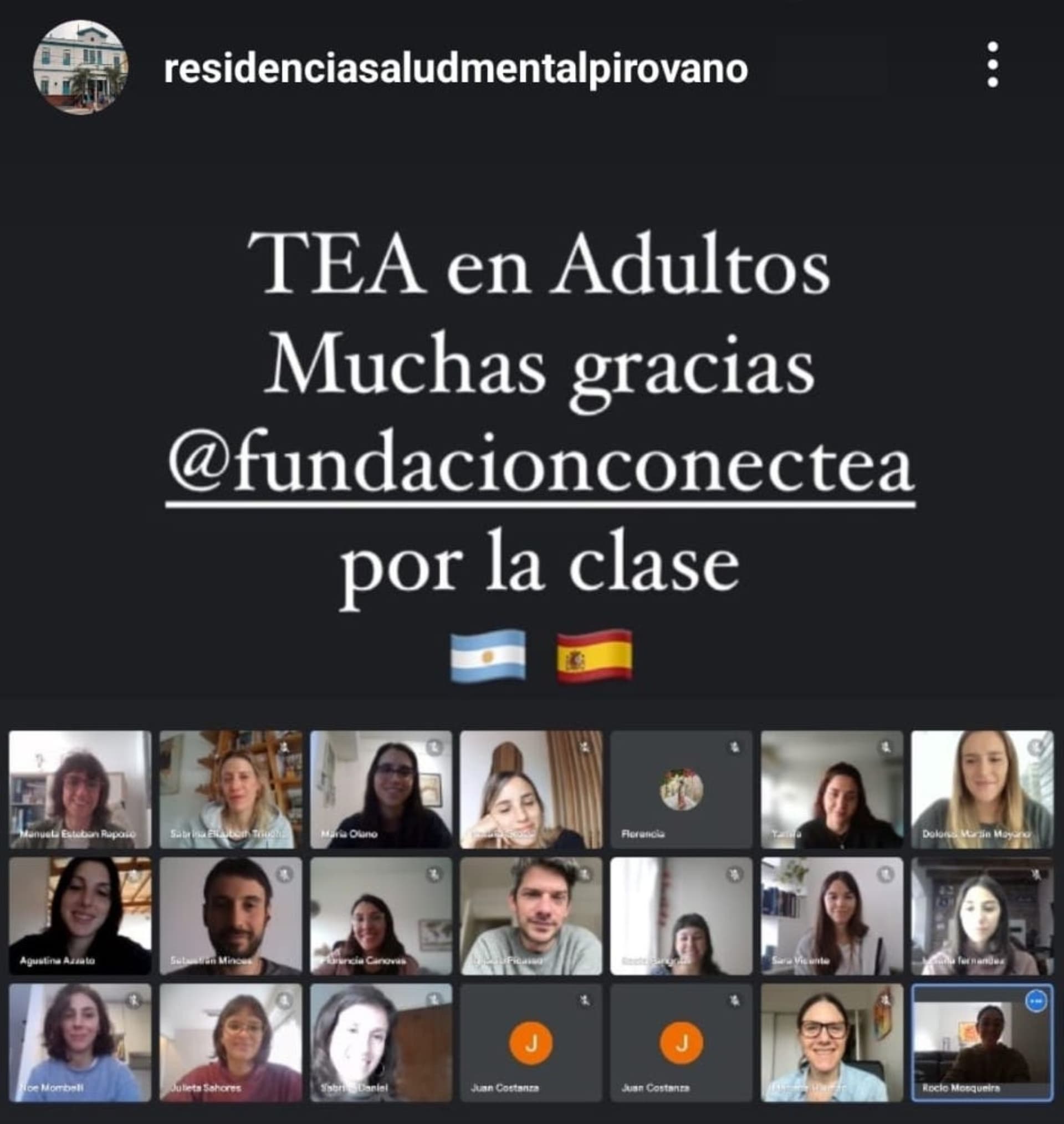 Fundación ConecTEA imparte una formación sobre autismo en adultos a profesionales del Hospital Pirovano de Buenos Aires - Hero Image