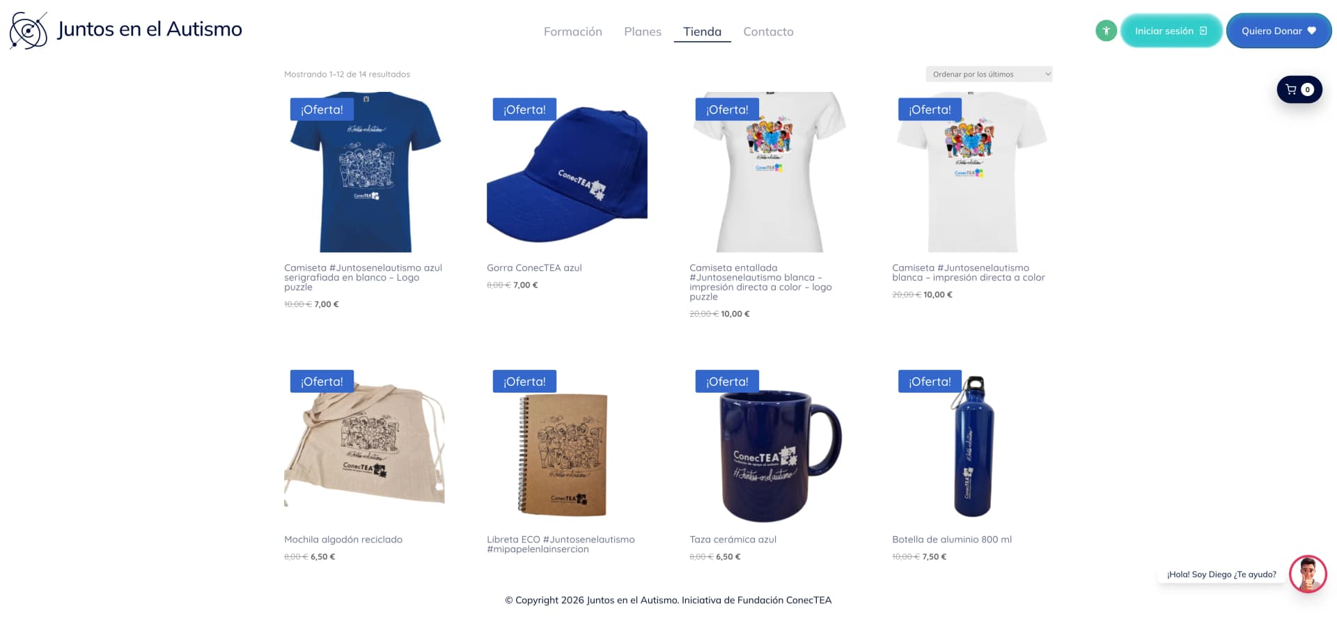 Tienda Juntos en el Autismo