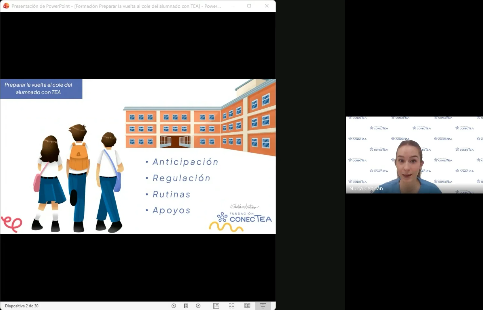 Preparar la vuelta al cole del alumnado con TEA