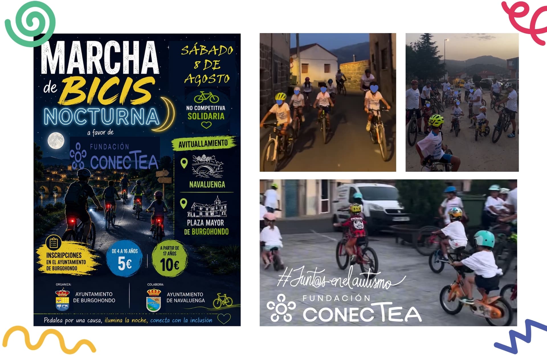 Marcha nocturna solidaria Ayuntamiento Burgohondo
