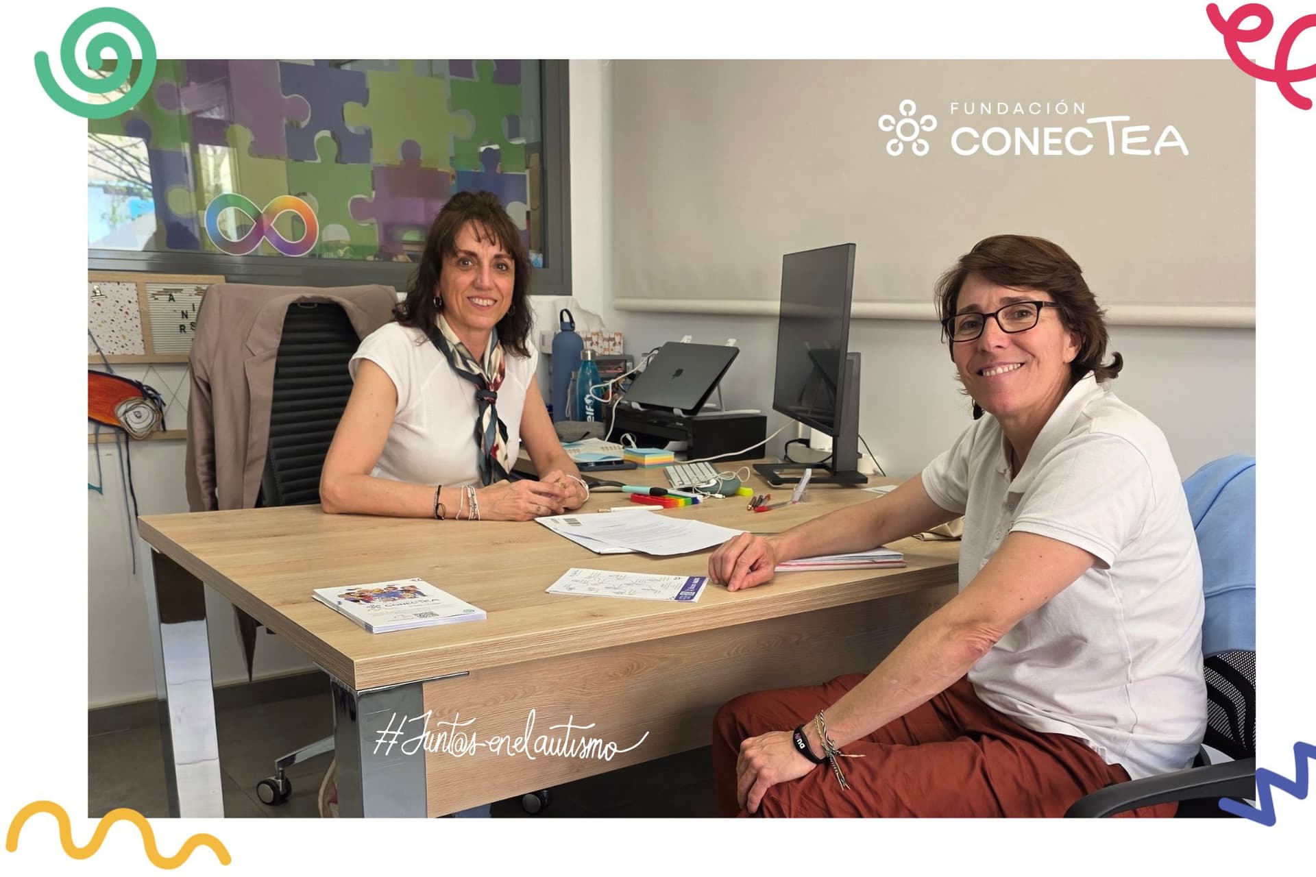 Visita Vanesa Almeida Fundación ConecTEA 2