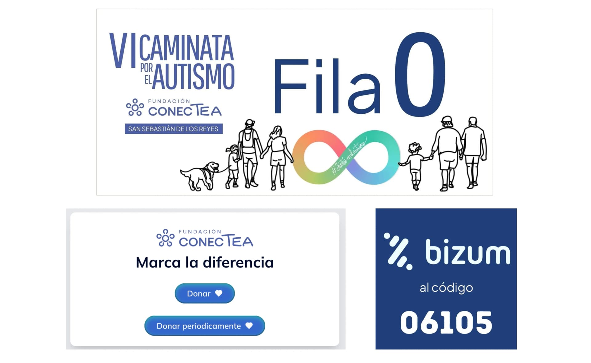 Cómo colaborar con la VI Caminata por el Autismo de Fundación ConecTEA
