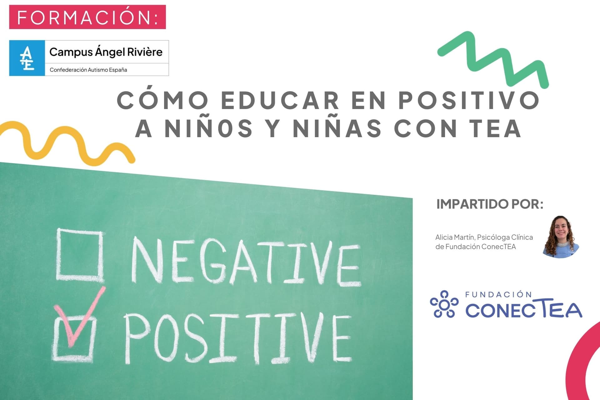 Formación Educar en positivo a niños y niñas TEA Angel Riviere