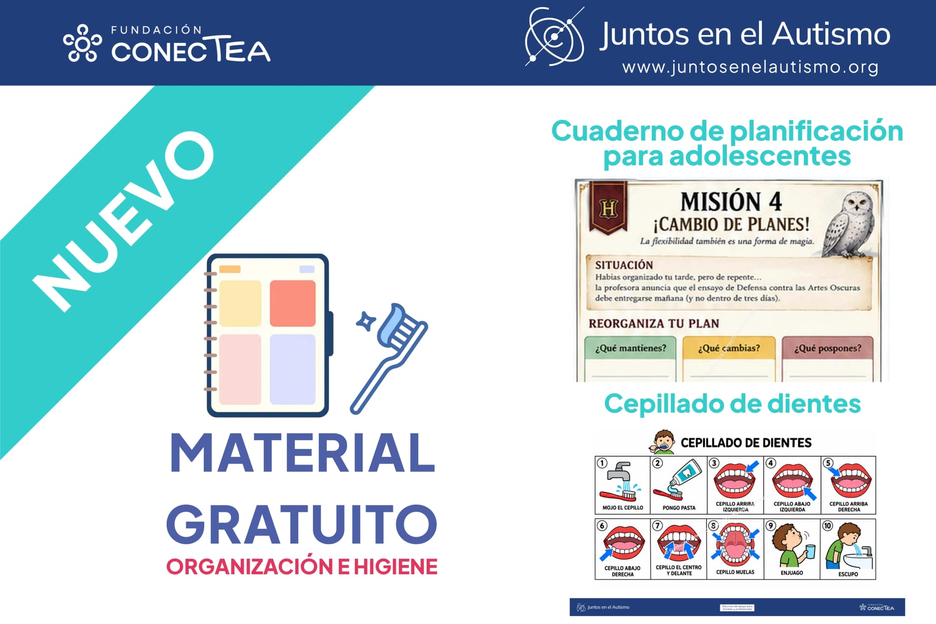Cuaderno planificacion y cepillado de dientes